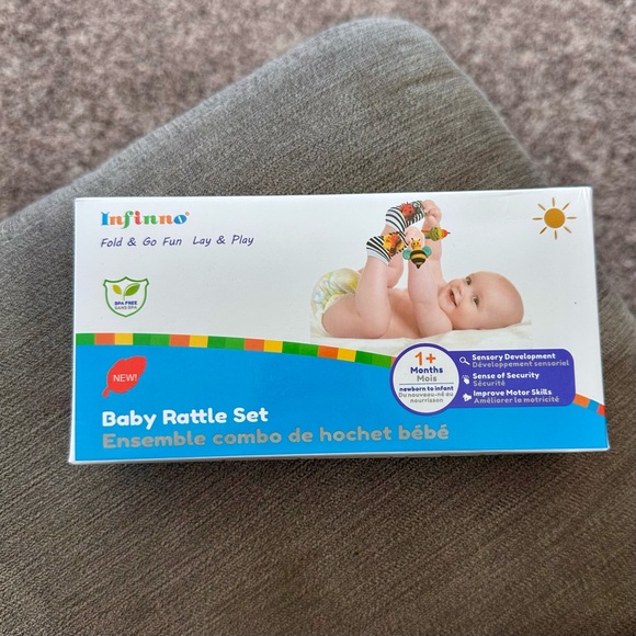 Vibrant Insect-Themed Baby Rattle Set (A166) - Picture 8 of 8